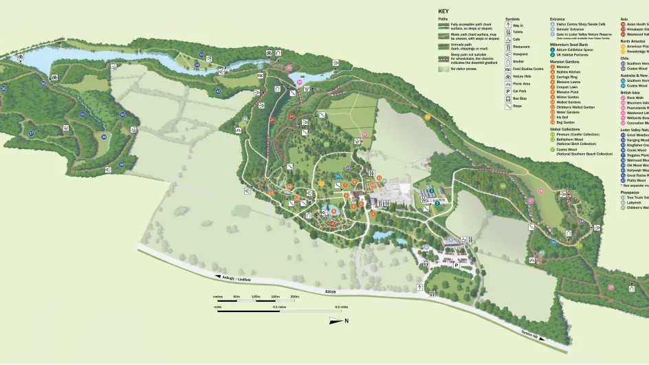 Wakehurst map © RBG Kew