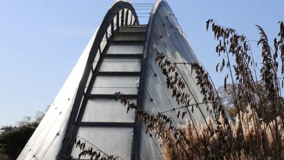 Davies Alpine House in winter