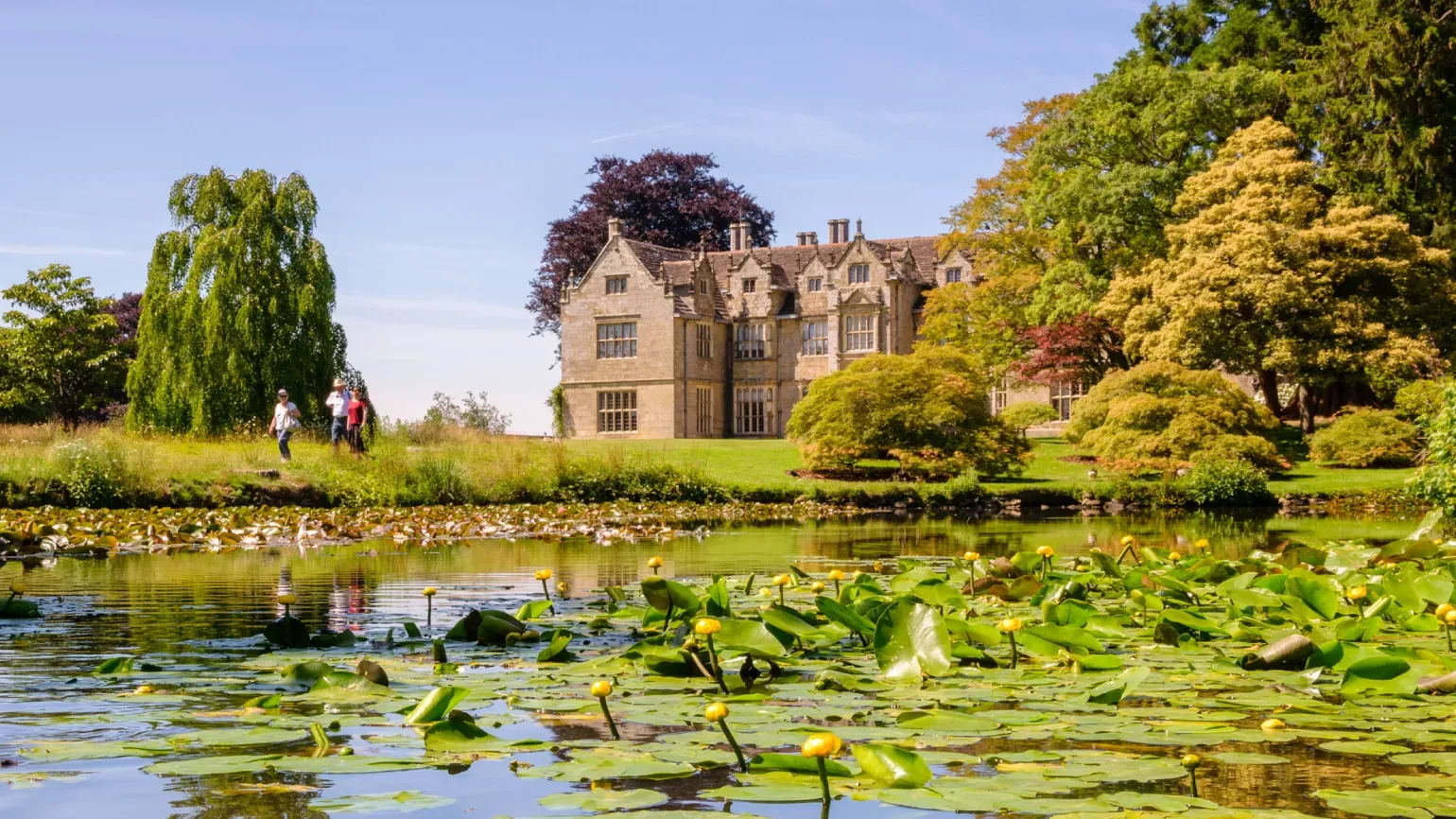 The Mansion at Wakehurst View of the mansion at Wakehurst from across the Mansion Pond.