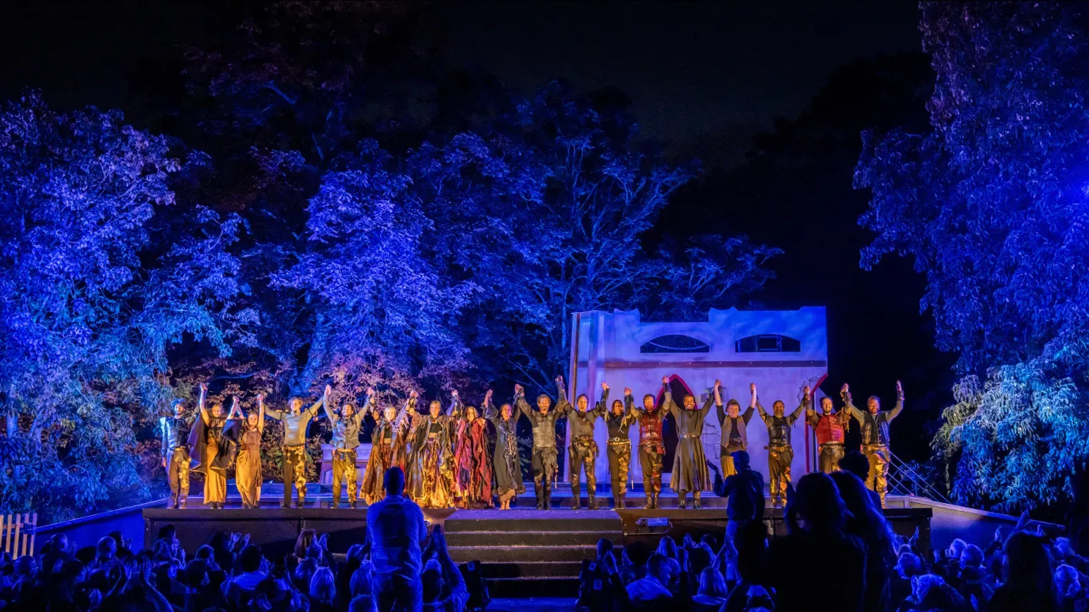 Macbeth outdoor theatre at Kew Macbeth outdoor theatre at Kew