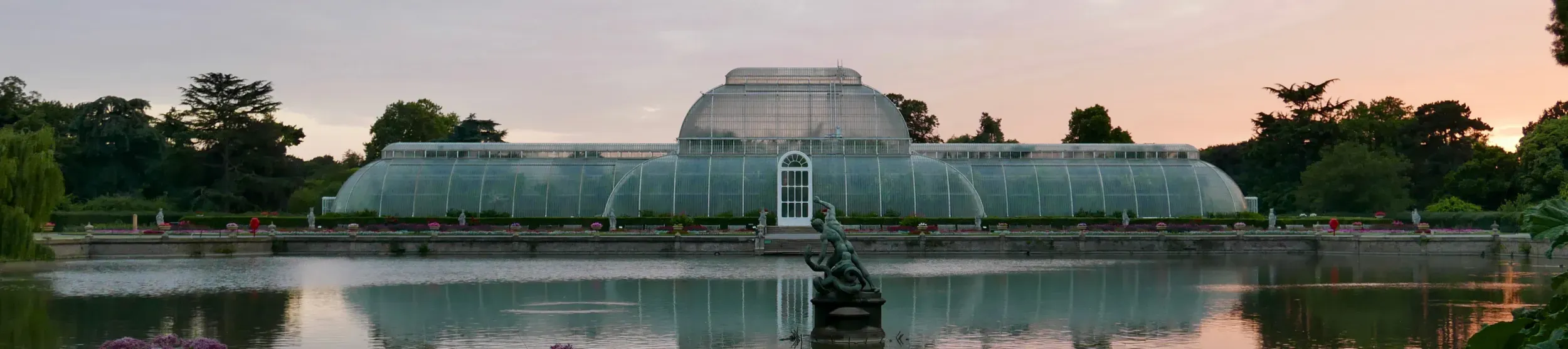 Palm House at sunset © RBG Kew View of the Palm House at sunset